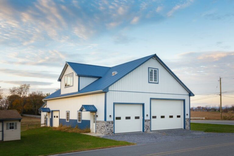 steel truck garage